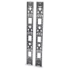 APC AR3104 NetShelter SX palvelinkaappi, 24U, 19 tuumaa, 1198 x 600 x 1070 mm (K x L x S), musta
