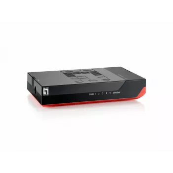 5-porttinen Gigabit Ethernet -kytkin LevelOne GSW-0507