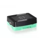 LevelOne USB-tulostinpalvelin, musta, vihreä, aktiivisuus, linkki, virta, tila, Taiwan, Ethernet LAN, IEEE 802.3, IEEE 802.3u, 10,100 Mbit/s