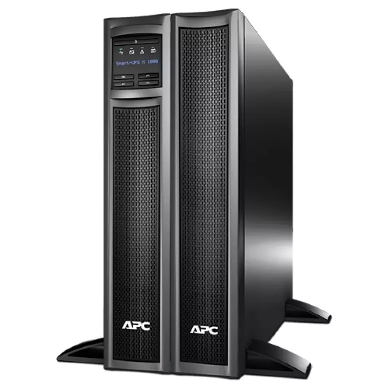 APC Smart-UPS X SMX1000I - 1000VA, 8x C13 lähtö, USB, laajennettava käyttöaika