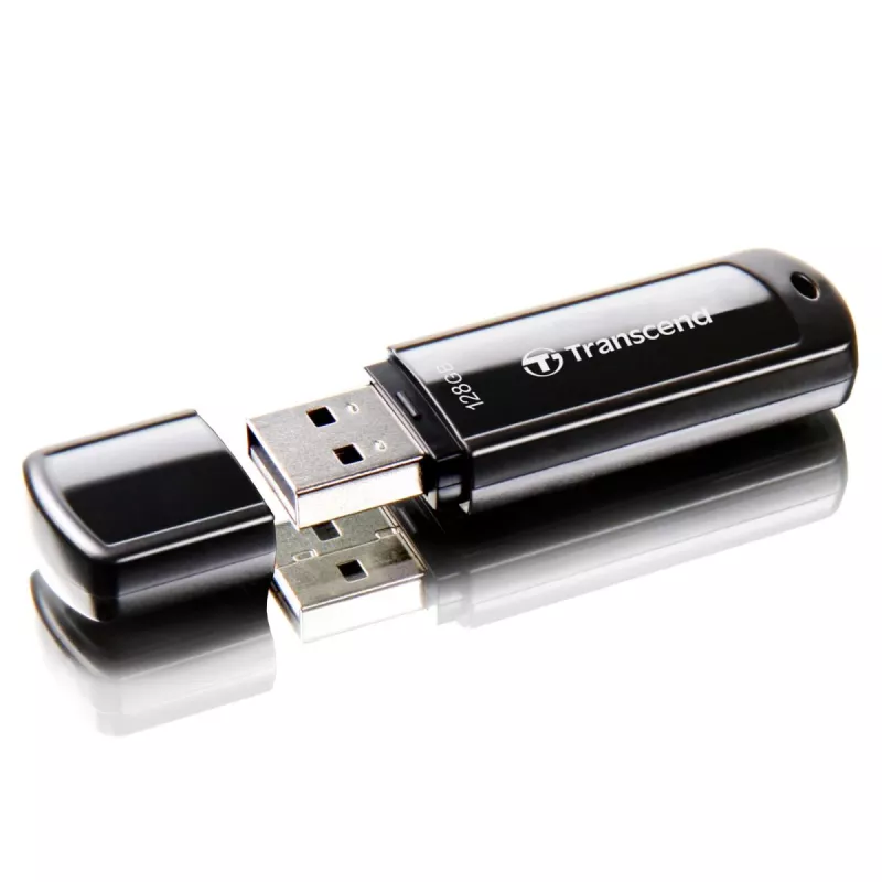 TRANSCEND Jetflash 700 - 128GB USB-muistitikku - USB 3.0 - musta