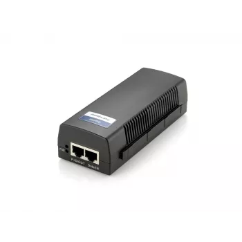 LevelOne POI-3000 Gigabit PoE+ -injektori, 30 W, musta