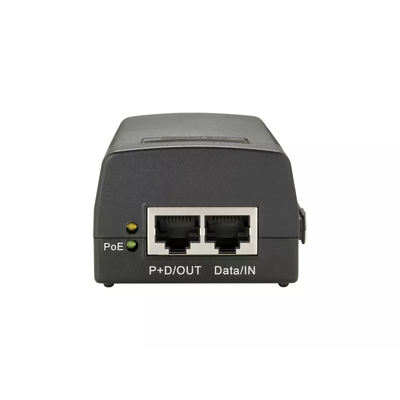 LevelOne POI-3000 Gigabit PoE+ -injektori, 30 W, musta