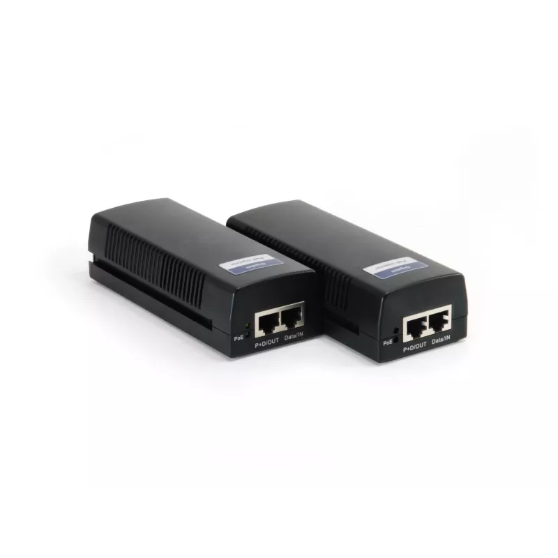 LevelOne POI-3000 Gigabit PoE+ -injektori, 30 W, musta