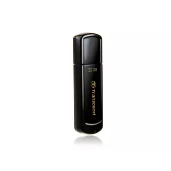 TRANSCEND Jetflash 350 - 32GB USB-muistitikku - USB 2.0 - musta