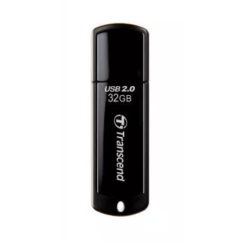 TRANSCEND Jetflash 350 - 32GB USB-muistitikku - USB 2.0 - musta