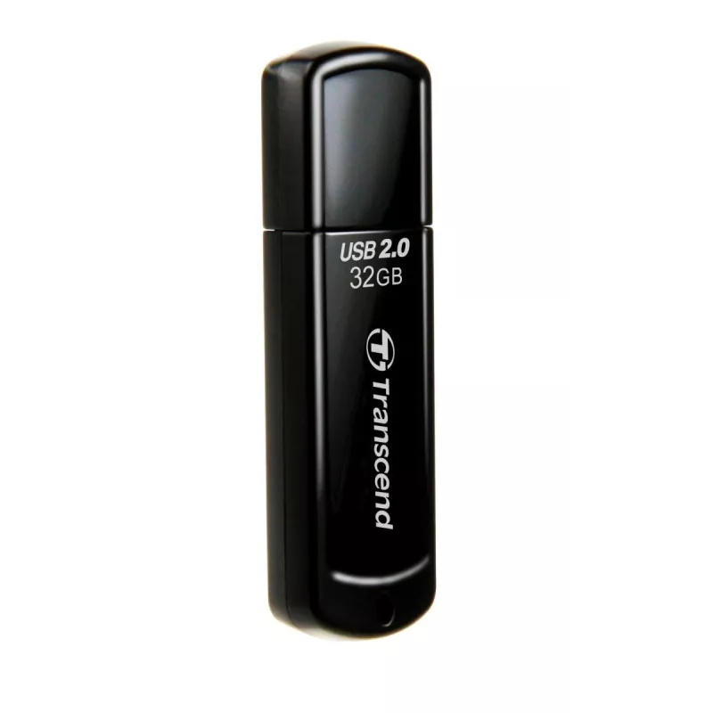 TRANSCEND Jetflash 350 - 32GB USB-muistitikku - USB 2.0 - musta