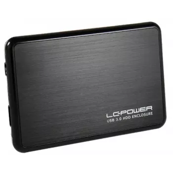 LC-Power LC-25BUB3 2,5 tuuman SATA-kiintolevykotelo, USB 3.0, alumiini/musta