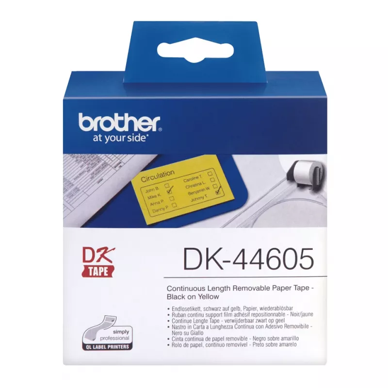 Brother DK-44605 tulostustarra keltainen