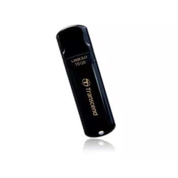 TRANSCEND Jetflash 700 - 16GB USB-muistitikku - USB 3.0 - musta