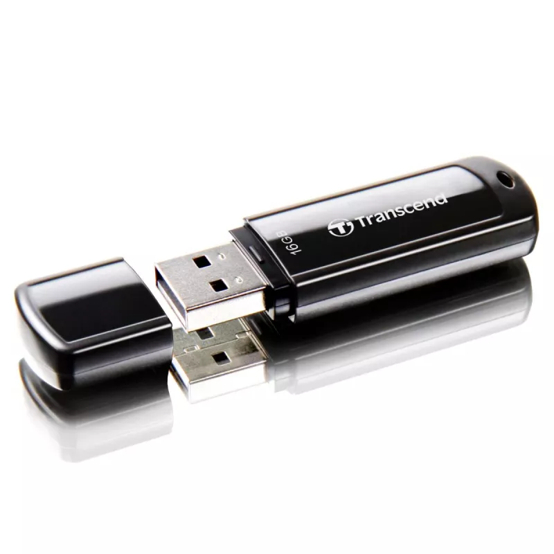 TRANSCEND Jetflash 700 - 16GB USB-muistitikku - USB 3.0 - musta
