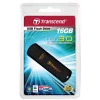 TRANSCEND Jetflash 700 - 16GB USB-muistitikku - USB 3.0 - musta
