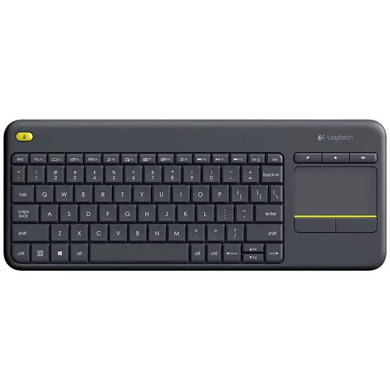 LOGITECH Wireless Touch Keyboard K400 Plus - musta - Qwerty hollanti