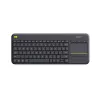 LOGITECH Wireless Touch Keyboard K400 Plus - musta - Qwerty hollanti