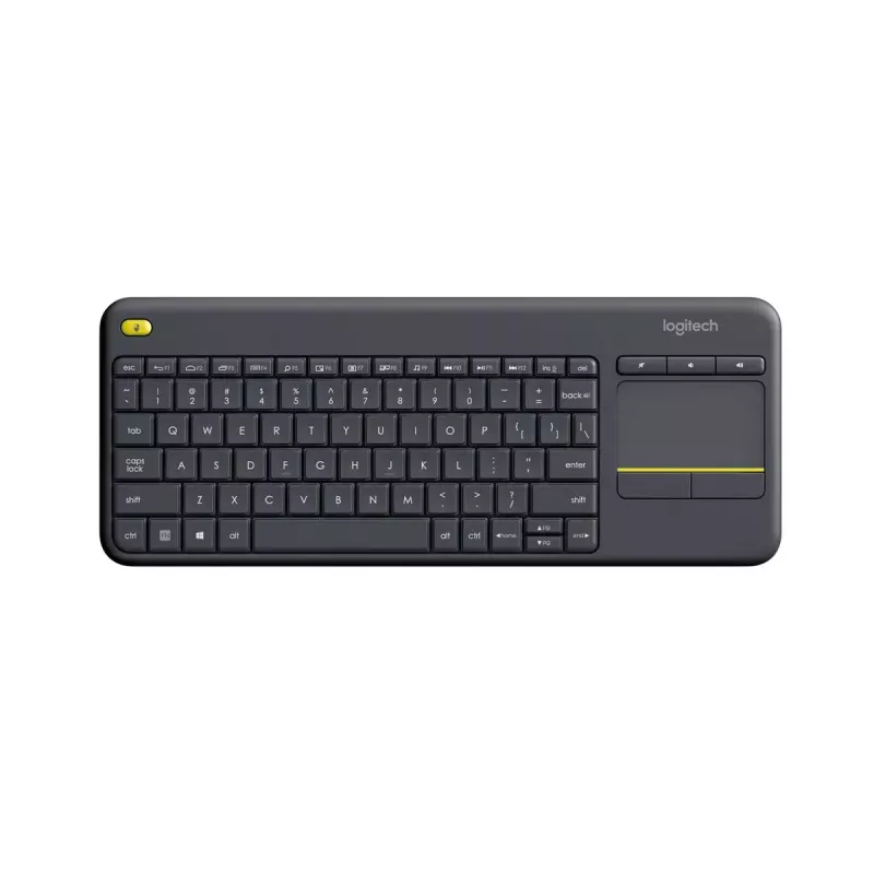 LOGITECH Wireless Touch Keyboard K400 Plus - musta - Qwerty hollanti