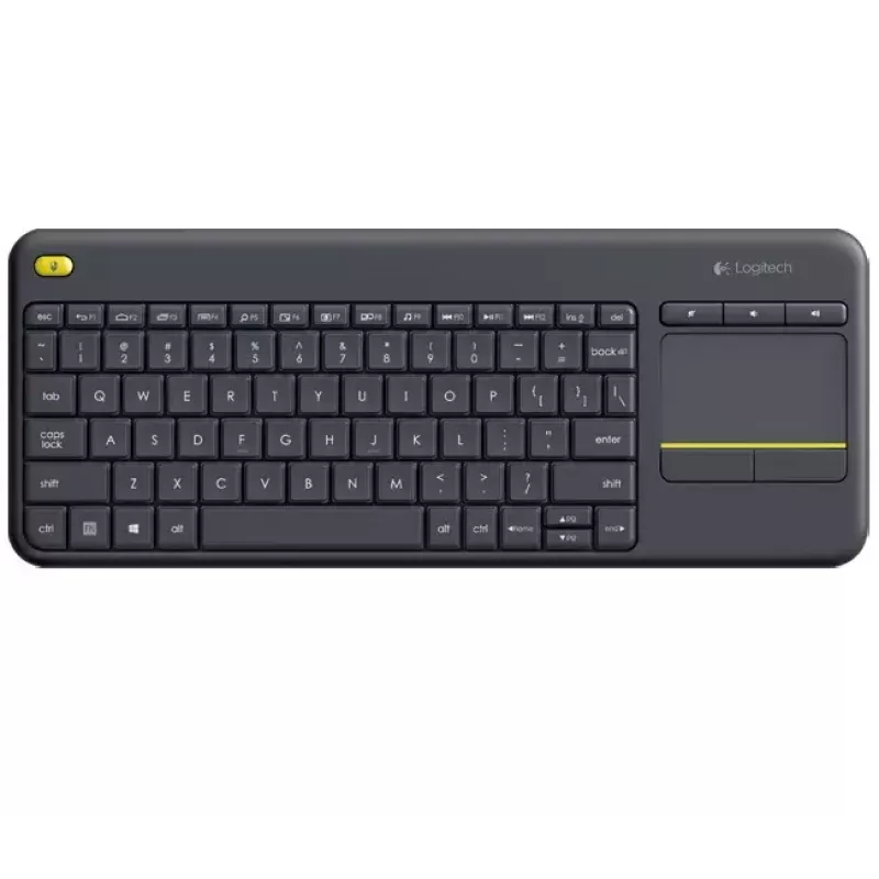 LOGITECH Wireless Touch Keyboard K400 Plus - musta - Qwerty hollanti