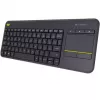 LOGITECH Wireless Touch Keyboard K400 Plus - musta - Qwerty hollanti