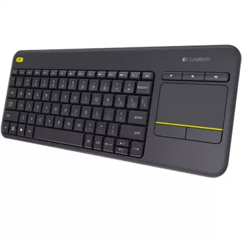 LOGITECH Wireless Touch Keyboard K400 Plus - musta - Qwerty hollanti
