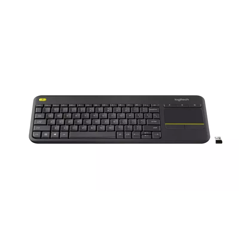 LOGITECH Wireless Touch Keyboard K400 Plus - musta - Qwerty hollanti