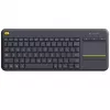 LOGITECH Wireless Touch Keyboard K400 Plus - musta - Qwerty hollanti