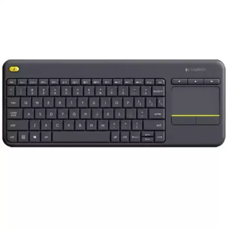 LOGITECH Wireless Touch Keyboard K400 Plus - musta - Qwerty hollanti