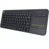 LOGITECH Wireless Touch Keyboard K400 Plus - musta - Qwerty hollanti