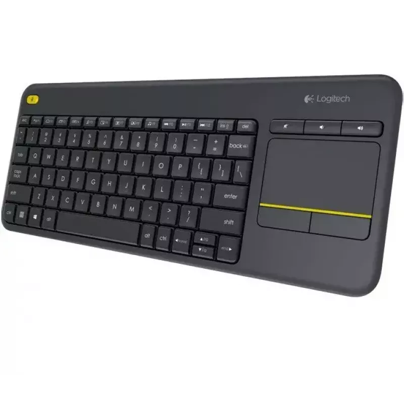 LOGITECH Wireless Touch Keyboard K400 Plus - musta - Qwerty hollanti