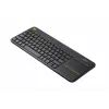 LOGITECH Wireless Touch Keyboard K400 Plus - musta - Qwerty hollanti