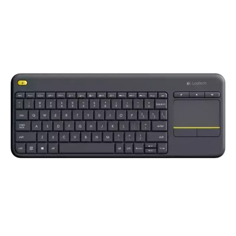 LOGITECH Wireless Touch Keyboard K400 Plus - musta - Qwerty hollanti