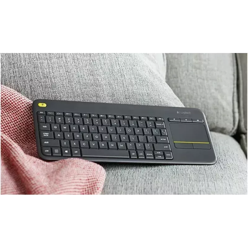 LOGITECH Wireless Touch Keyboard K400 Plus - musta - Qwerty hollanti