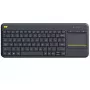 LOGITECH Wireless Touch Keyboard K400 Plus - musta - Qwerty hollanti