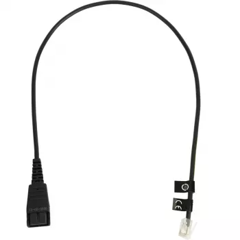 Puhelinkaapeli Jabra 8800-00-01 QD RJ10 0,5 m musta