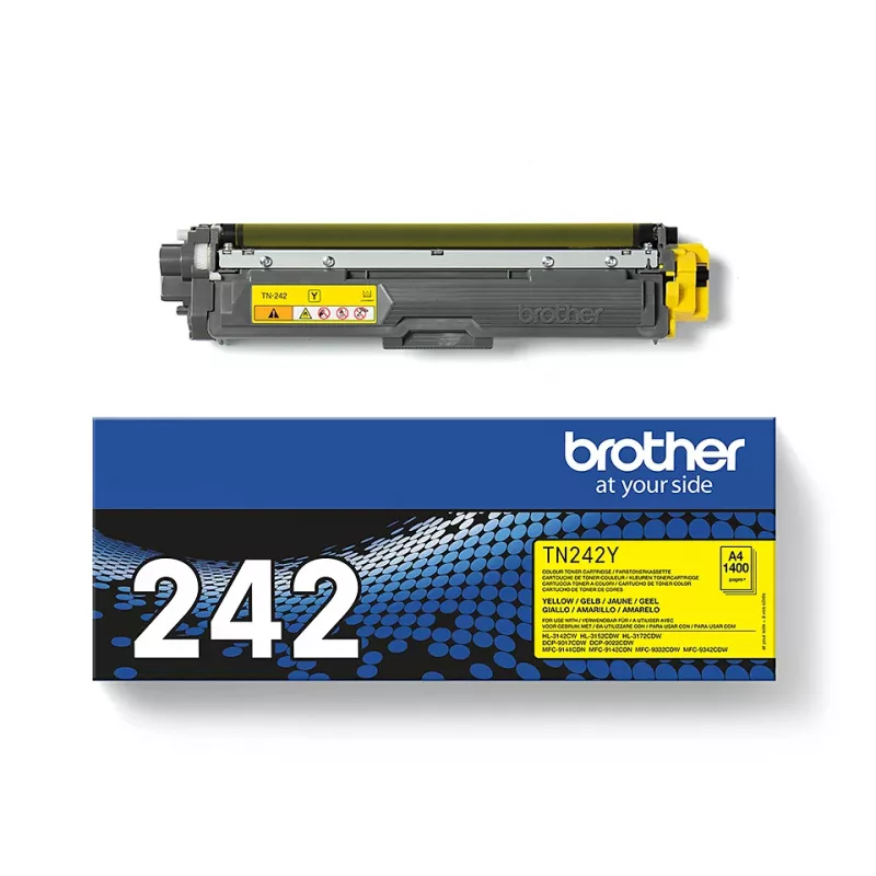 Brother TN-242Y värikasetti 1 kpl alkuperäinen keltainen