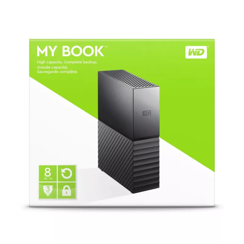 WESTERN DIGITAL kiintolevy – My Book – 8 TB – USB-A 3.2 Gen 1