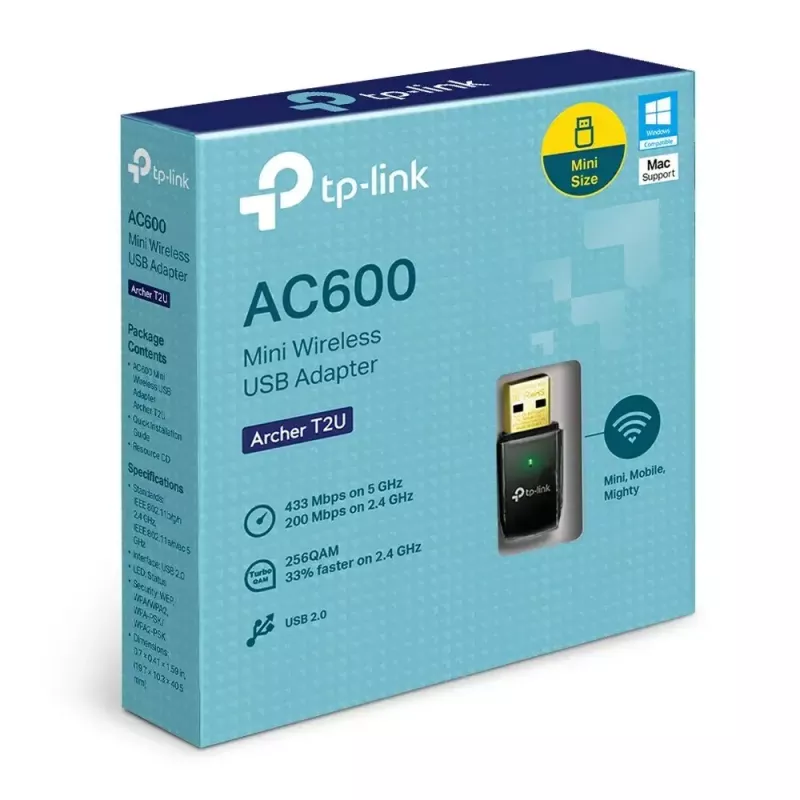 TP-Link AC600 langaton dualband-USB-WLAN-sovitin
