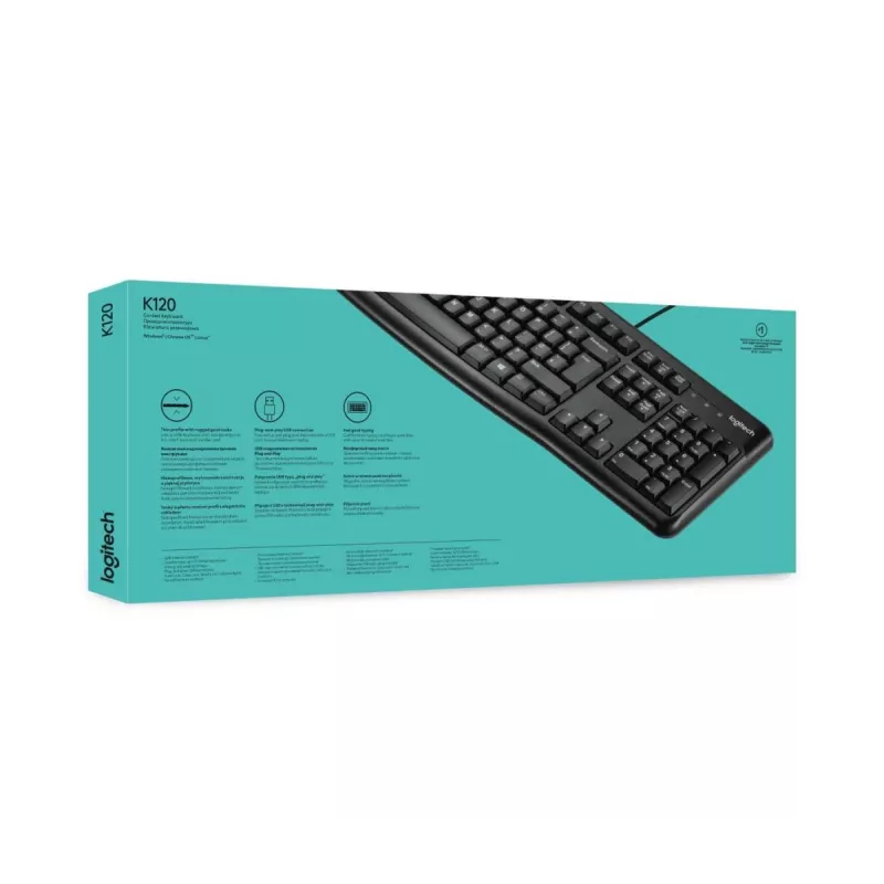 LOGITECH OEM-näppäimistö K120 AZERTY ranska