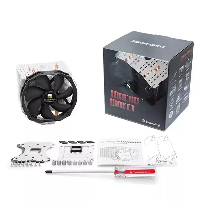 Jäähdytin Thermalright Macho Direct prosessori 14 cm musta harmaa