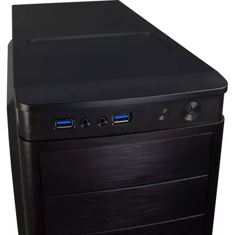 PC-kotelo Inter-Tech IT-5905 Midi Tower musta