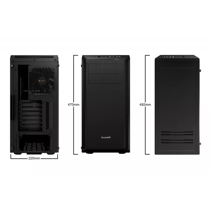 be quiet Pure Base 600 Window Midi Tower musta