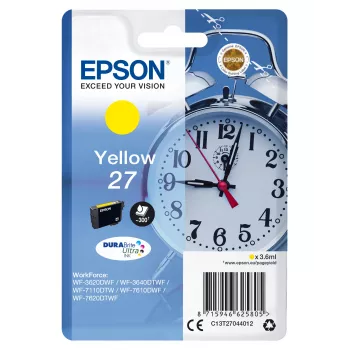 Epson herätyskello yksittäispakkaus keltainen 27 DURABrite Ultra -muste