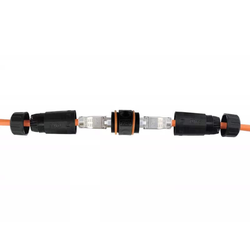 Cat.6 ulkokäyttöön RJ45-liitinsovitin Equip 221162