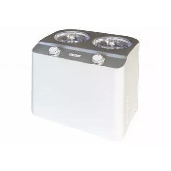 Unold Doppio kompressori-jäätelökone 2,4 L 250 W silkkinen mattapinta, valkoinen