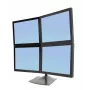 Monitorin pöytäteline Ergotron DS Series DS100 Quad 61 cm musta