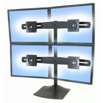 Monitorin pöytäteline Ergotron DS Series DS100 Quad 61 cm musta
