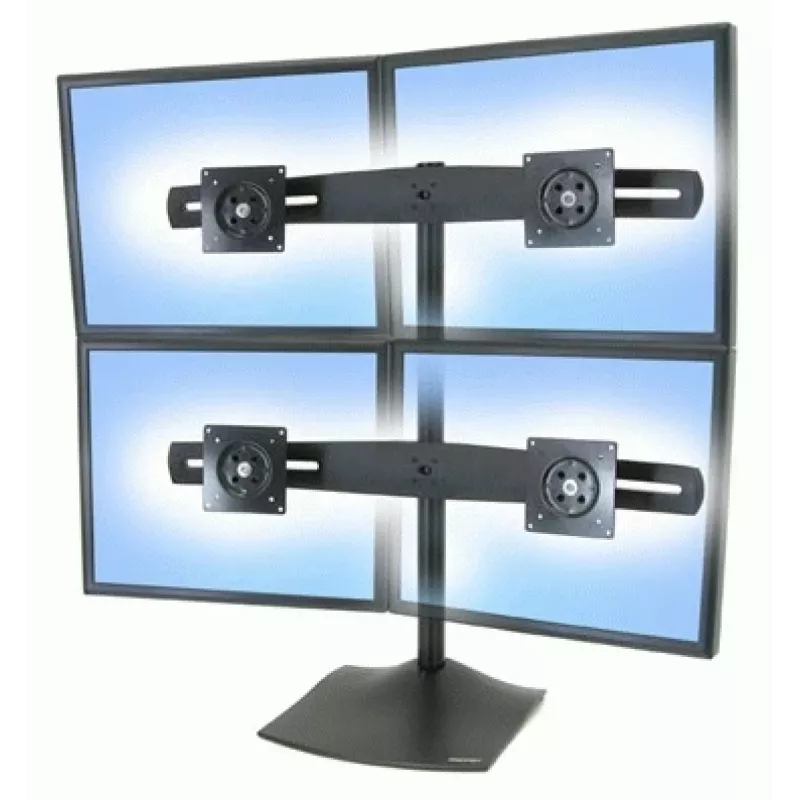 Monitorin pöytäteline Ergotron DS Series DS100 Quad 61 cm musta