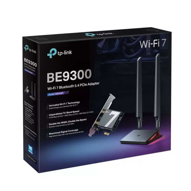 TP-Link Archer BE9300 Wi-Fi 7 Bluetooth 5.4 PCIe-sovitin