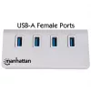 USB-keskitin Manhattan USB-A 4-porttinen keskitin