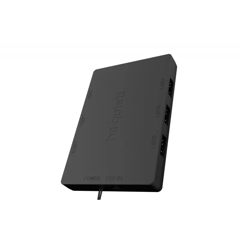 be quiet Light Wings 120mm ARGB PWM tuuletin musta 3 kpl:n pakkaus
