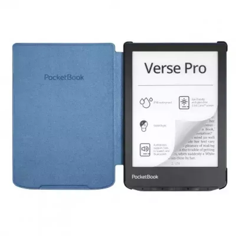 PocketBook H-S-634-B-WW Shell-suojakansi Verse / Verse Pro 6" (15,2 cm) lukulaitteille, sininen
