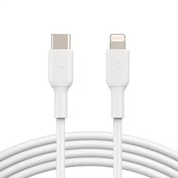 BELKIN Lightning - USB-C-kaapeli 1 m valkoinen